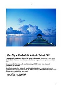 Cover MarxNTG e Produttivita totale   dei fattori -PTF
