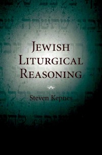 Cover Jewish Liturgical Reasoning
