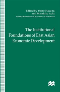 Cover Institutional Foundations of East Asian Economic Development