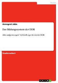 Cover Das Bildungssystem der DDR