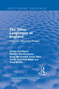 Cover Routledge Revivals: The Other Languages of England (1985)