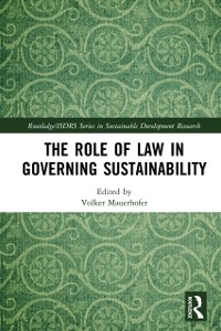 Cover Role of Law in Governing Sustainability