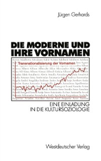 Cover Die Moderne und ihre Vornamen