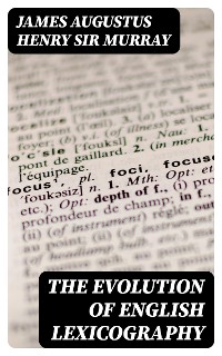 Cover The evolution of English lexicography