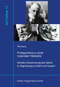 Cover Prolegomena zu einer materiellen Wertethik