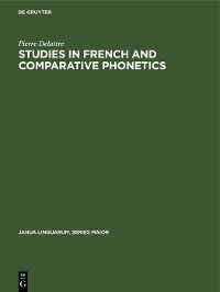 Cover Studies in French and Comparative Phonetics