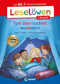 Cover Leselöwen 1. Klasse - Toni übernachtet woanders