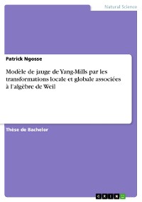 Cover Modèle de jauge de Yang-Mills par les transformations locale et globale associées à l’algèbre de Weil