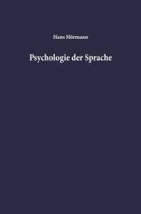 Cover Psychologie der Sprache