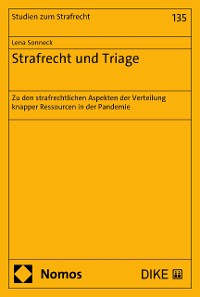 Cover Strafrecht und Triage