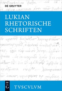 Cover Rhetorische Schriften