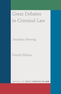 Cover Great Debates in Criminal Law