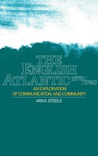 Cover English Atlantic, 1675-1740