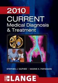 Cover CURRENT Medical Diagnosis and Treatment 2010, Forty-Ninth Edition