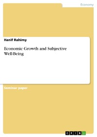 Cover Economic Growth and Subjective Well-Being