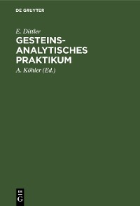 Cover Gesteinsanalytisches Praktikum