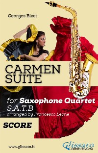 Cover "Carmen" Suite for Sax Quartet (score)