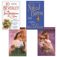 Cover Hot Historicals Bundle with An Invitation to Sin, The Naked Baron, When His Kiss Is Wicked, & Mastering the Marquess