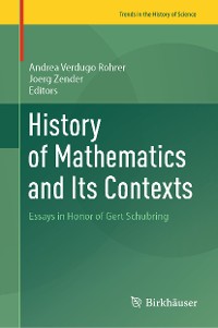 Cover History of Mathematics and Its Contexts