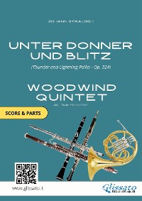 Cover Woodwind Quintet sheet music: Unter Donner und Blitz (score & parts)