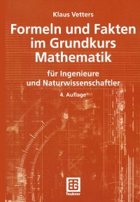 Cover Formeln und Fakten im Grundkurs Mathematik