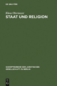 Cover Staat und Religion