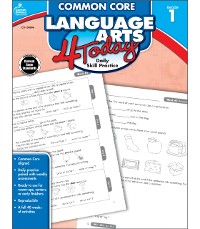 Cover Common Core Language Arts 4 Today, Grade 1