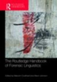Cover Routledge Handbook of Forensic Linguistics