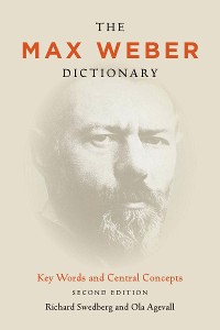 Cover The Max Weber Dictionary