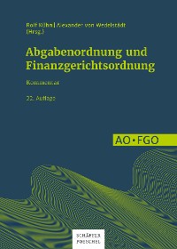 Cover Abgabenordnung und Finanzgerichtsordnung