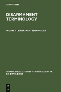Cover Disarmament Terminology