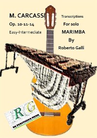 Cover M. Carcassi transcriptions for Marimba solo