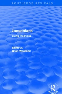 Cover Jonsonians: Living Traditions