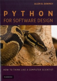 Cover Python for Software Design