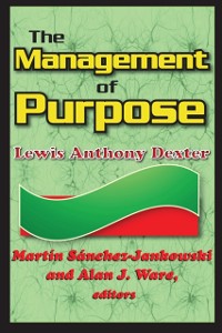 Cover The Management of Purpose