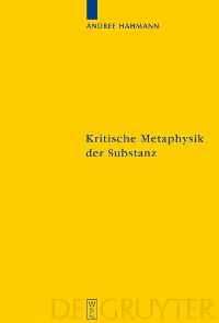 Cover Kritische Metaphysik der Substanz