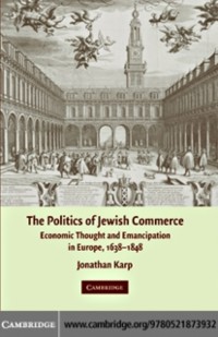 Cover Politics of Jewish Commerce