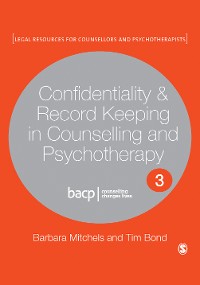 Cover Confidentiality & Record Keeping in Counselling & Psychotherapy