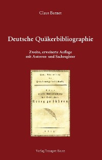 Cover Deutsche Quäkerbibliographie