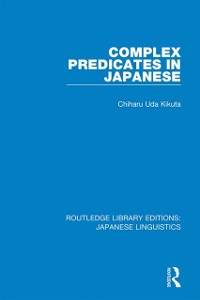 Cover Complex Predicates in Japanese
