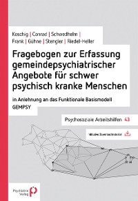 Cover Fragebogen zur Erfassung gemeindepsychiatrischer Angebote für schwer psychisch kranke Menschen