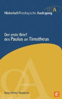 Cover Der erste Brief des Paulus an Timotheus
