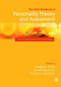 Cover The SAGE Handbook of Personality Theory and Assessment