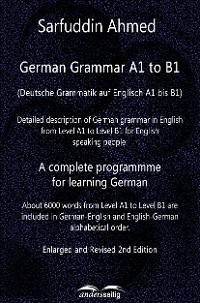 Cover German Grammar A1 to B1