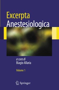 Cover Excerpta Anestesiologica