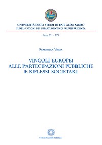 Cover Vincoli europei alle partecipazioni pubbliche e riflessi societari