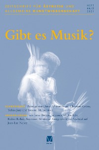 Cover Zeitschrift für Ästhetik und Allgemeine Kunstwissenschaft Band 66. Heft 2
