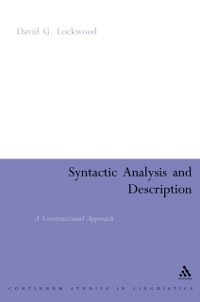 Cover Syntactic Analysis and Description