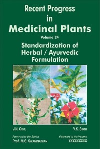 Cover Recent Progress In Medicinal Plants (Standardization Of Herbal / Ayurvedic Formulations)