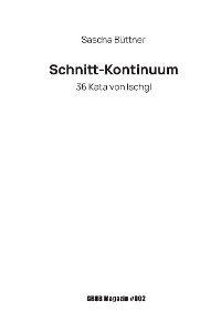 Cover Schnitt-Kontinuum